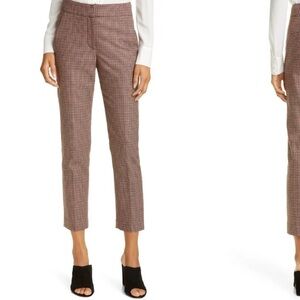VERONICA BEARD Gemini Check Crop Pants SZ 8